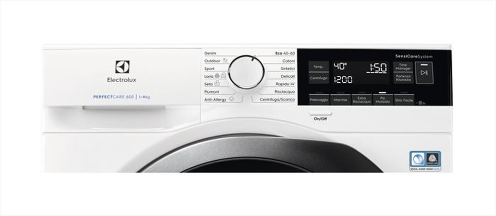 Immagine del prodotto ELECTROLUX - Lavatrice EW6F394T 9 Kg Classe A-Bianco/Obl&ograve; Nero