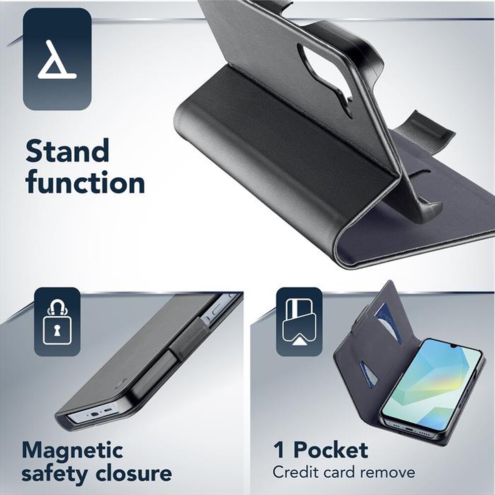 Immagine del prodotto CELLULARLINE - Custodia a libro Galaxy A16 BOOK3GALA16K-Nero