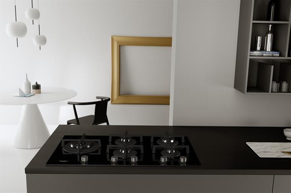 "WHIRLPOOL - Piano cottura a gas GOA 9523/NB 5 fuochi 86cm-Nero"