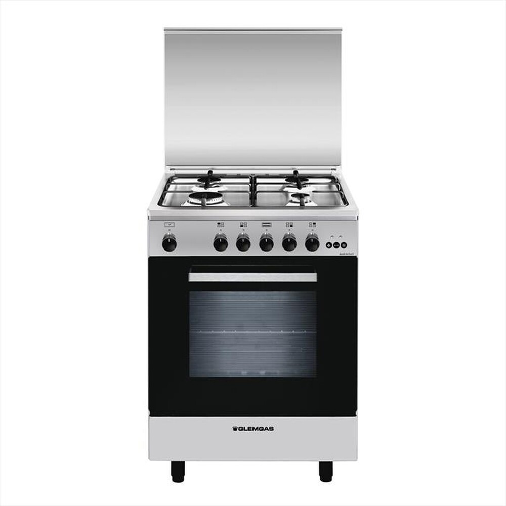 "GLEM GAS - Cucina a gas A654VI Classe A-Inox"