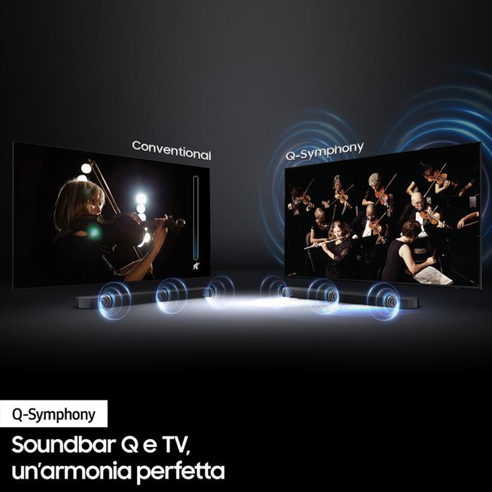 "SAMSUNG - Soundbar HW-Q600B/ZF-Black"