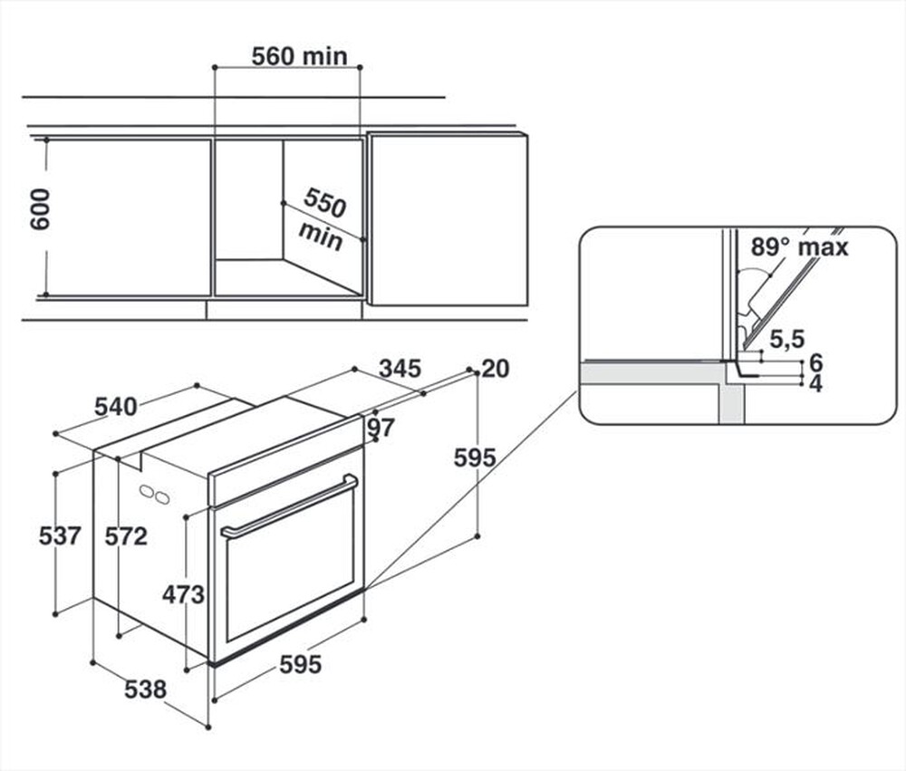 Immagine del prodotto WHIRLPOOL - Forno incasso elettrico ABSOLUTE AKZ9 6270 IX - A+
