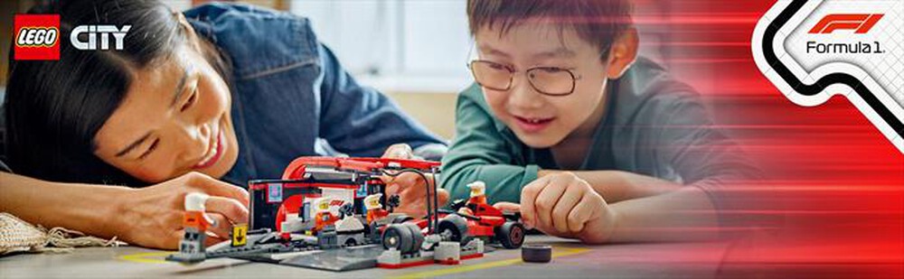 Immagine del prodotto LEGO - CITY F1 Pitstop e meccanici con Ferrari F1® 60443