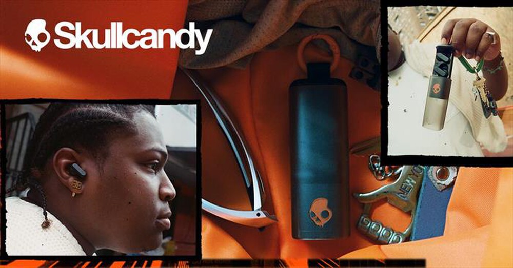 Immagine del prodotto SKULLCANDY - Auricolare bluetooth Dime Evo TWS InEar-Nero/arancione