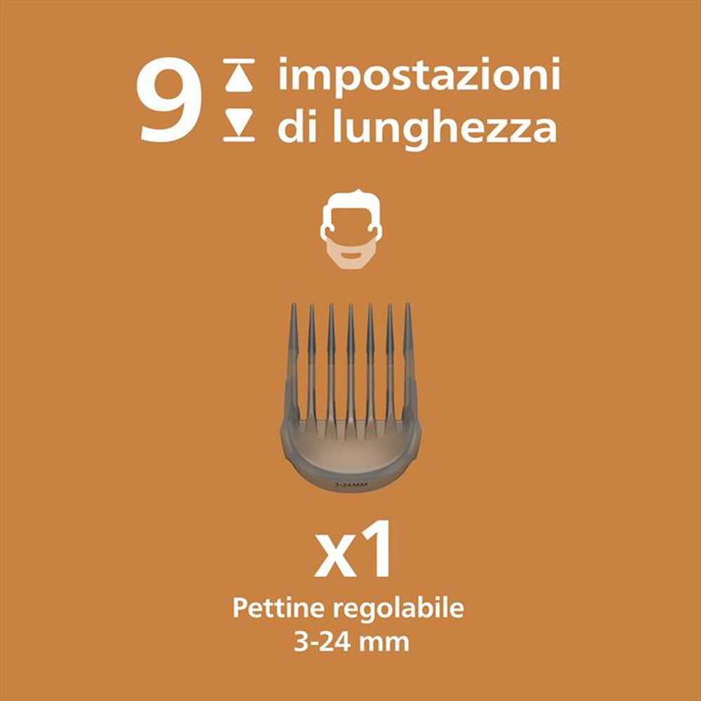 Immagine del prodotto PHILIPS - Regolacapelli SERIE 3000 HC3734/15-Beige