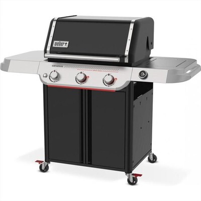 WEBER - Barbecue a 3 bruciatori GENESIS E-325-Nero / Alluminio