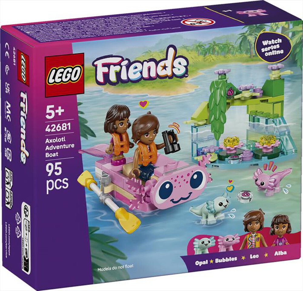 Immagine del prodotto LEGO - FRIENDS Barca d&rsquo;avventura Axolotl - 42681