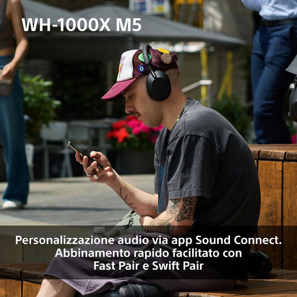 Immagine del prodotto SONY - Cuffie wireless WH1000XM5B.CE7-Nero
