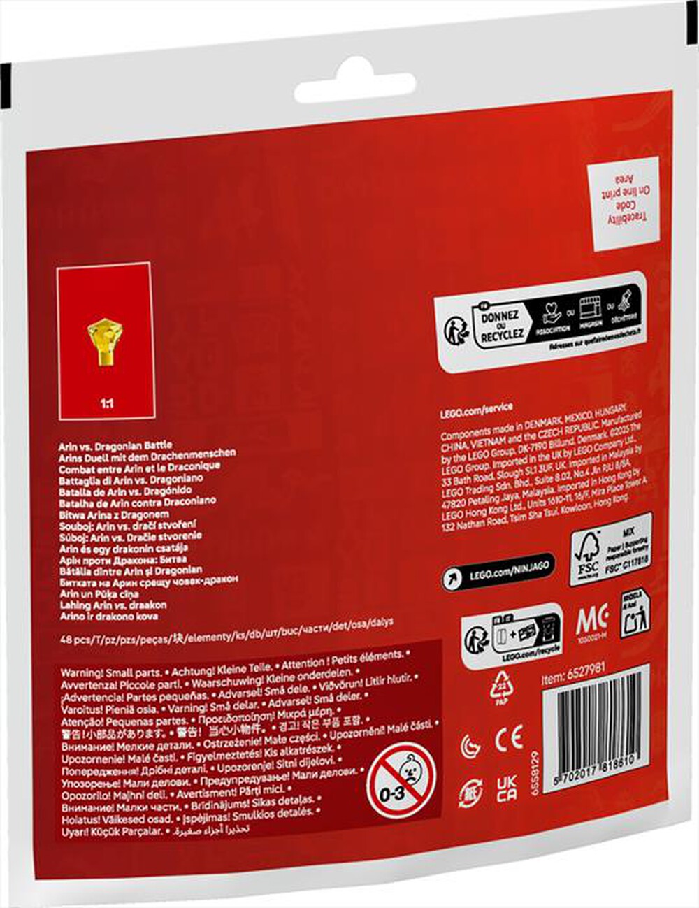 Immagine del prodotto LEGO - RECRUITMENT BAG Battaglia Arin vs Dragoniano 30700