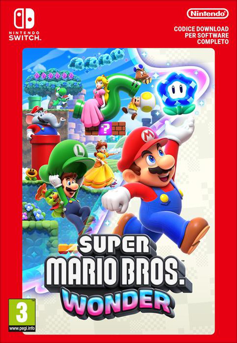 Immagine del prodotto NINTENDO - SUPER MARIO BROS. WONDER - CODICE DOWNLOAD