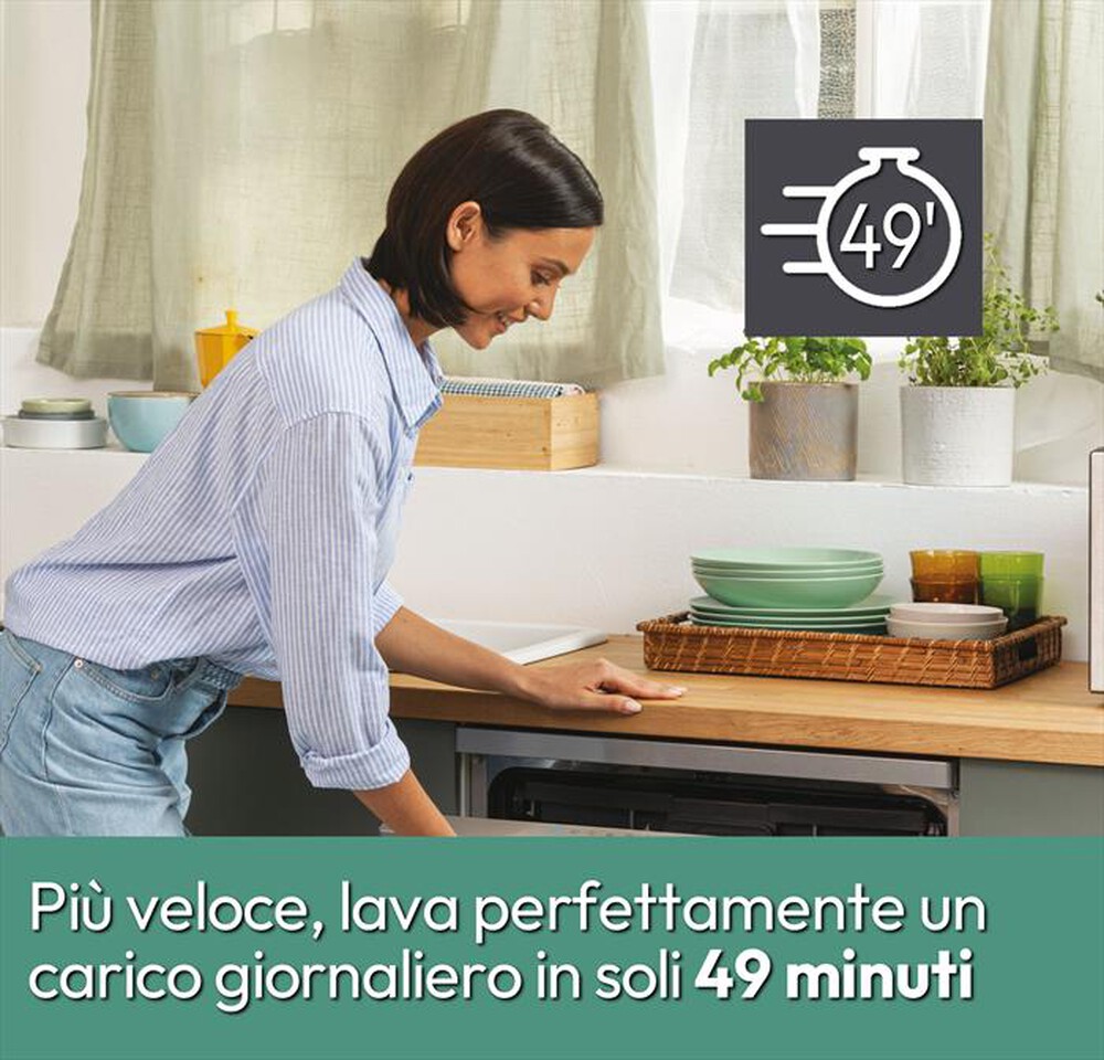 "CANDY - Lavastoviglie CF 3C7L1S Classe C 13 coperti-Stainless steel"