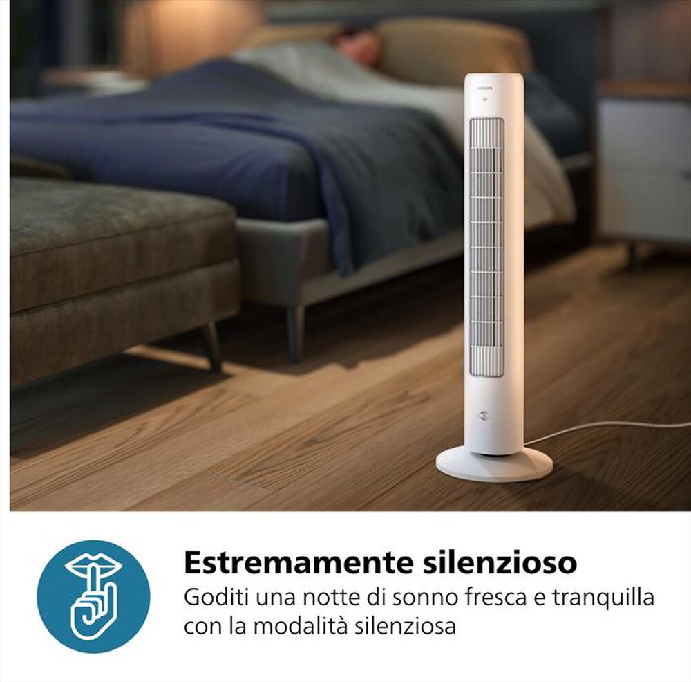 Immagine del prodotto PHILIPS - Ventilatore a torre SERIE 5000 CX5535/00-Bianco