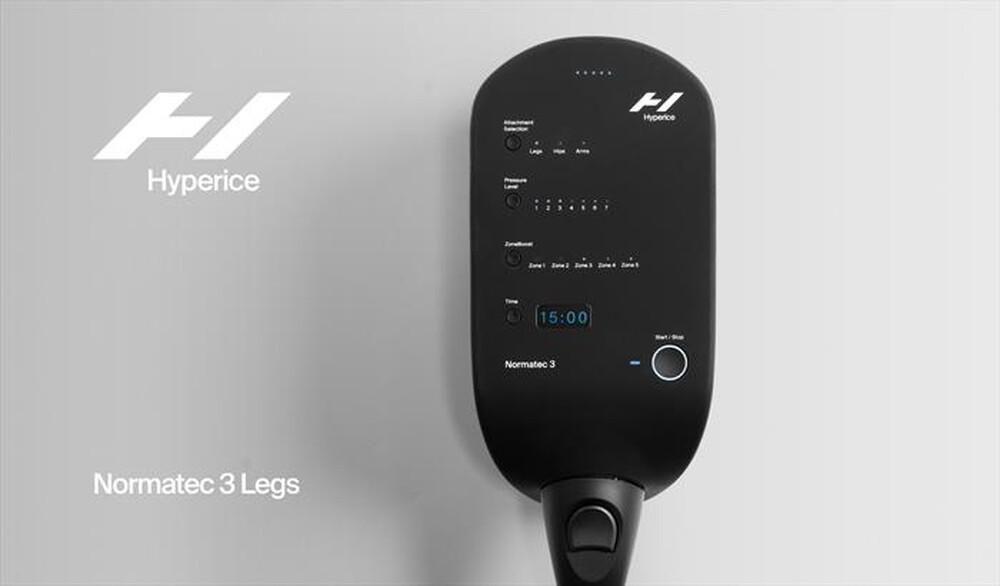 "HYPERICE - Nomatic 3.0 Massaggiatore per gambe a compressione-Nero"