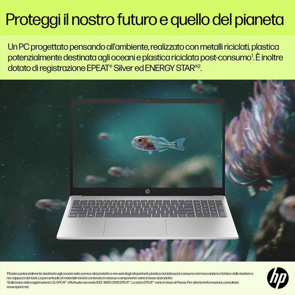 "HP - NOTEBOOK 15-FD0070NL-Argento"