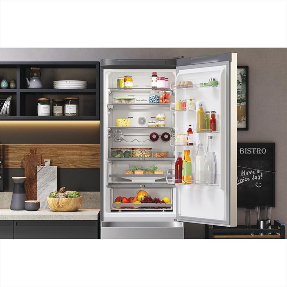 "HOTPOINT ARISTON - Frigorifero combinato HAFC9 TT43SX O3 Classe D-Acciaio inossidabile"