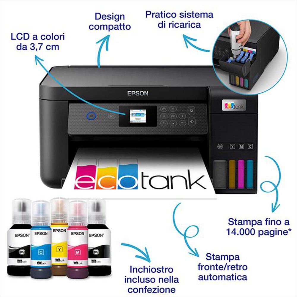 Immagine del prodotto EPSON - ECOTANK ET-2850-Nero
