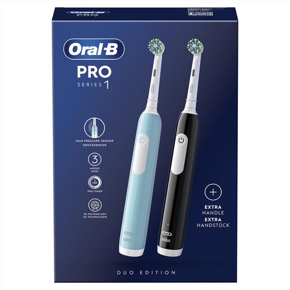 "ORAL-B - Spazzolino elettrico PRO SERIES 1-Blu e Nero"