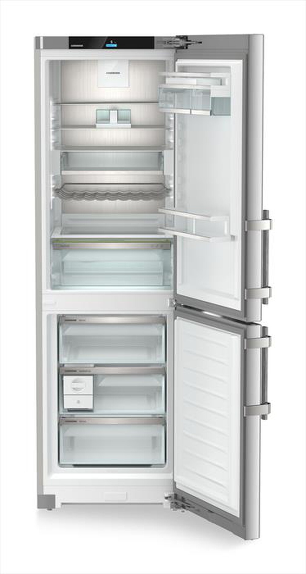 "LIEBHERR - Frigorifero combinato CNSDD 5253-20 Classe D-Acciaio SmartSteel / Silver"
