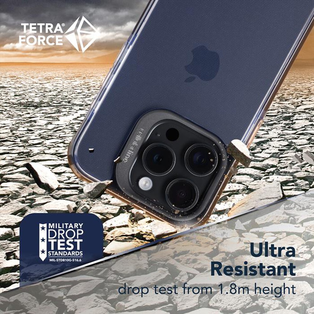 Immagine del prodotto CELLULARLINE - Cover Force Strong iPhone 15 Pro TETRACIPH15PROT-Trasparente