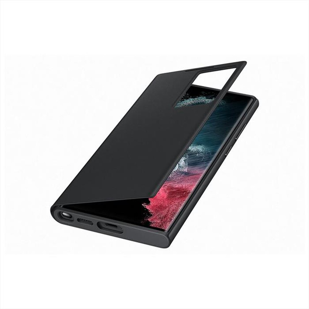 "SAMSUNG - Cover Smart Clear per Galaxy S22 ULTRA-Black"