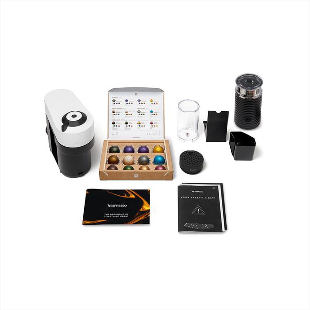 "KRUPS - Macchina da caffè VERTUO POP XN9201K Nespresso-WHITE"
