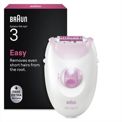 BRAUN - Epilatore LEGEPIL SE3-000 BOX MN-ROSA
