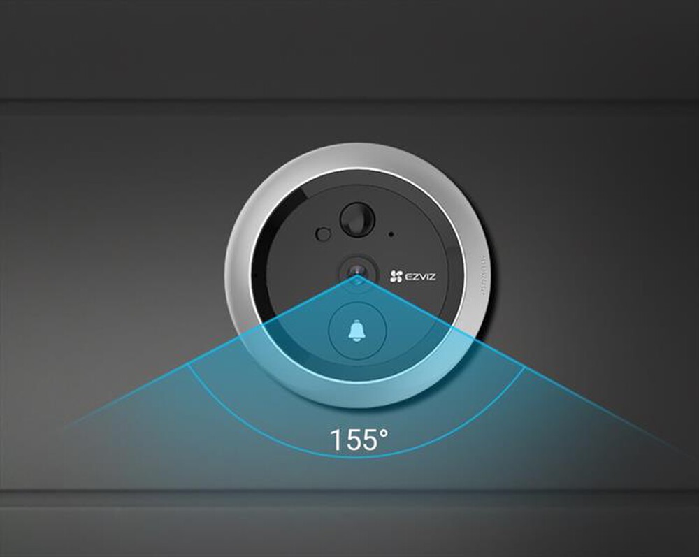"EZVIZ - Campanello con spioncino senza fili DP2C-Silver"