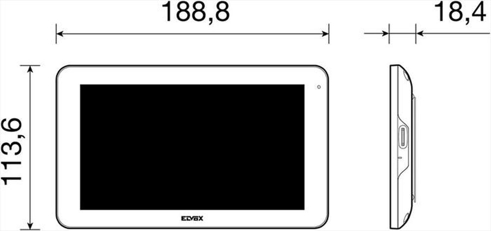"VIMAR - KIT VIDEO 7IN WIFI 2F-Bianco"