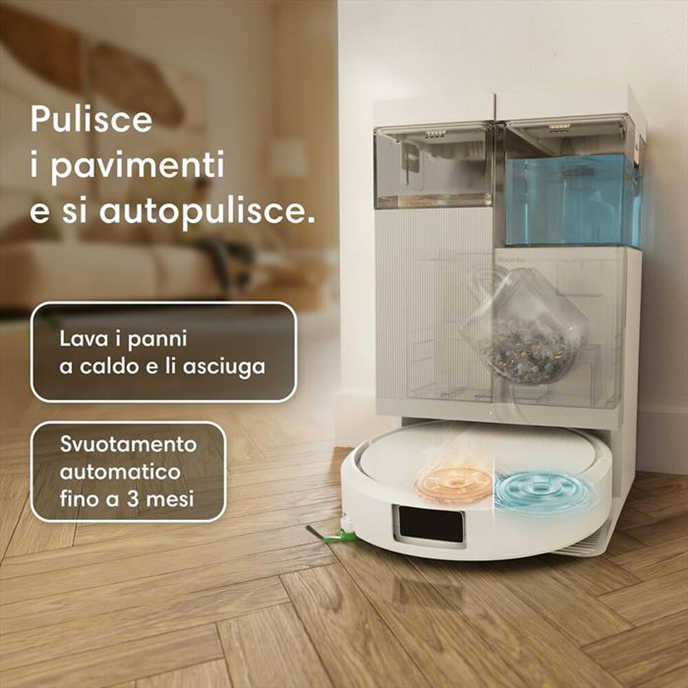 Immagine del prodotto iROBOT - Robot 2in1 ROOMBA PLUS 415 COMBO+DOCK-White