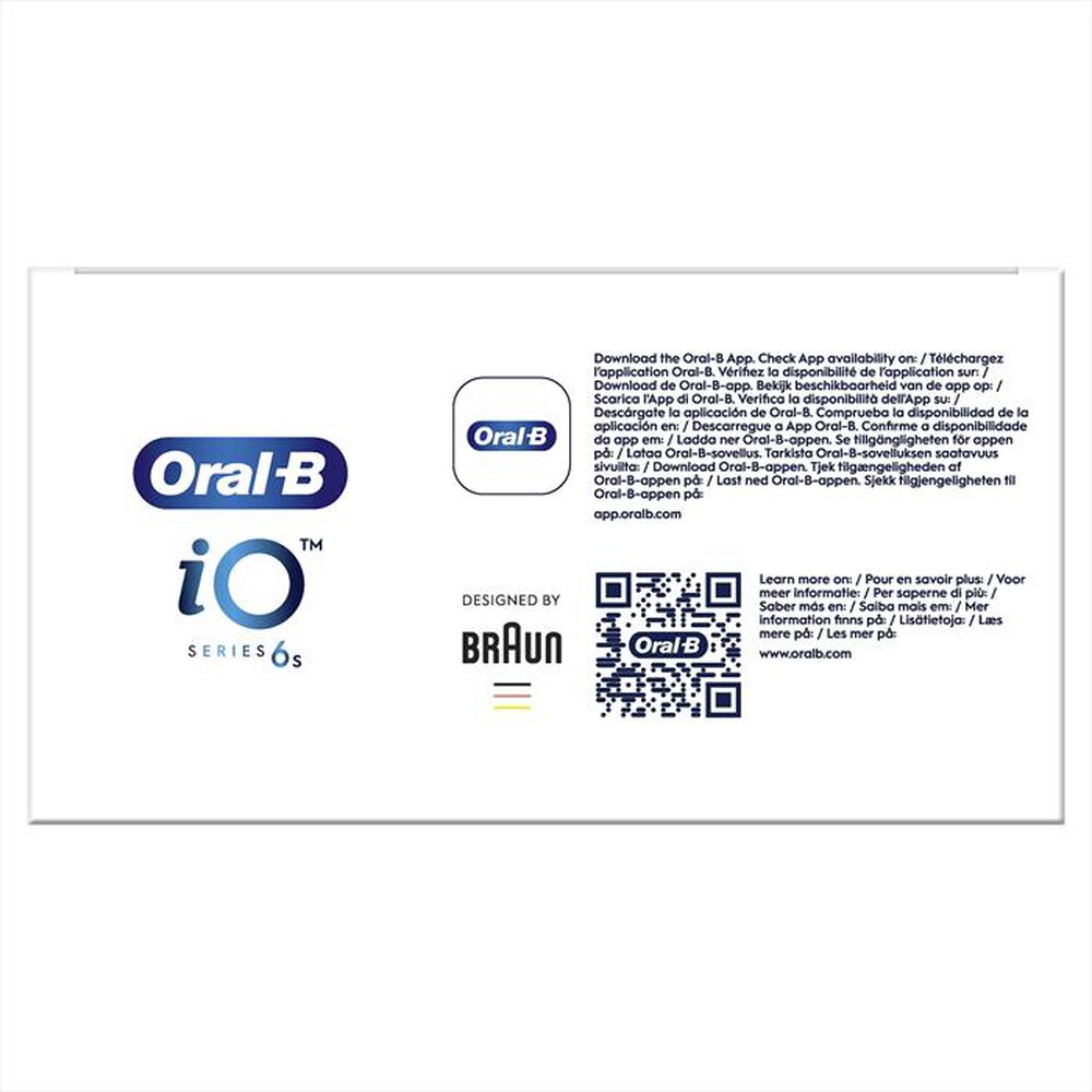 "ORAL-B - Spazzolino elettrico IO6 SERIES-Bianco"