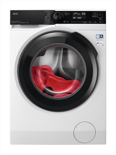 AEG - Lavatrice LR7HEU94BY 9 Kg Classe A-Bianco/oblò nero