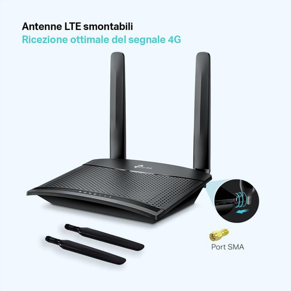 Immagine del prodotto TP-LINK - TL-MR100 - ROUTER 4G FINO A 150MBPS - WI-F