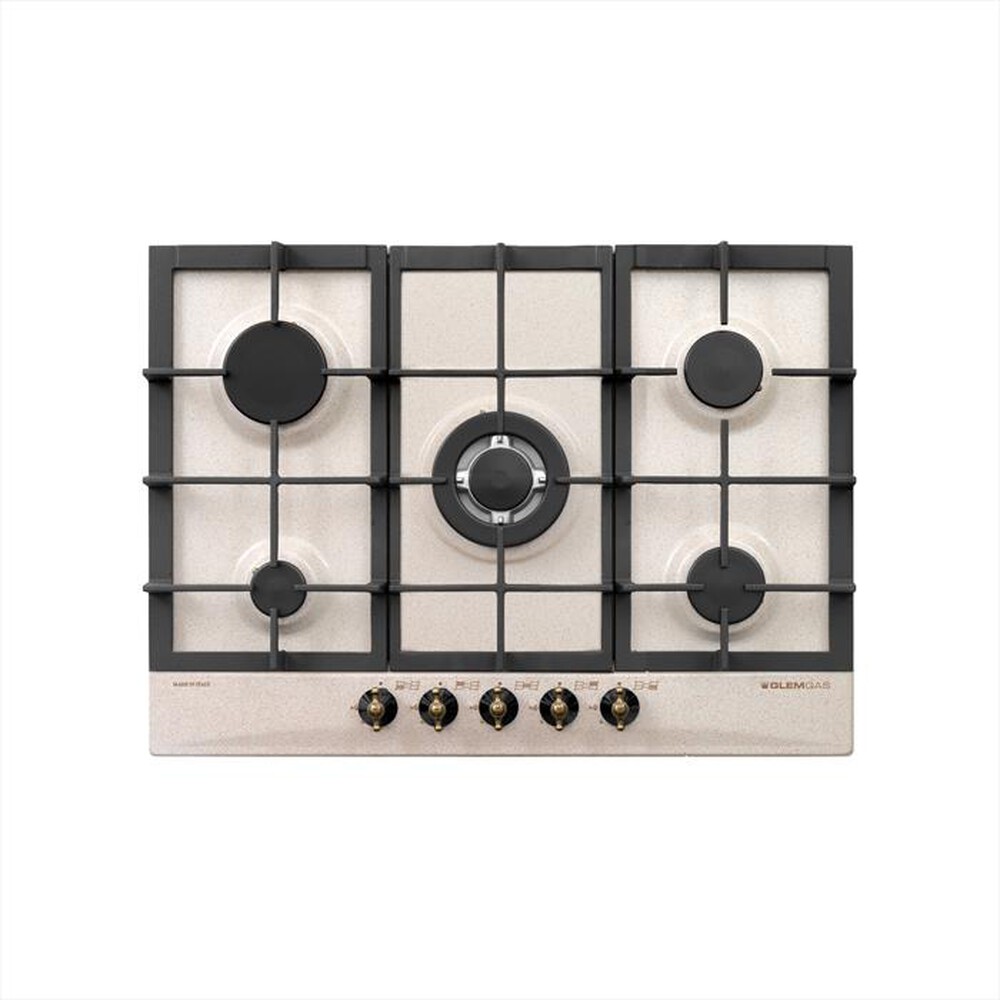 "GLEM GAS - Piano cottura a gas GT755HSA- 68,5cm-Avena"