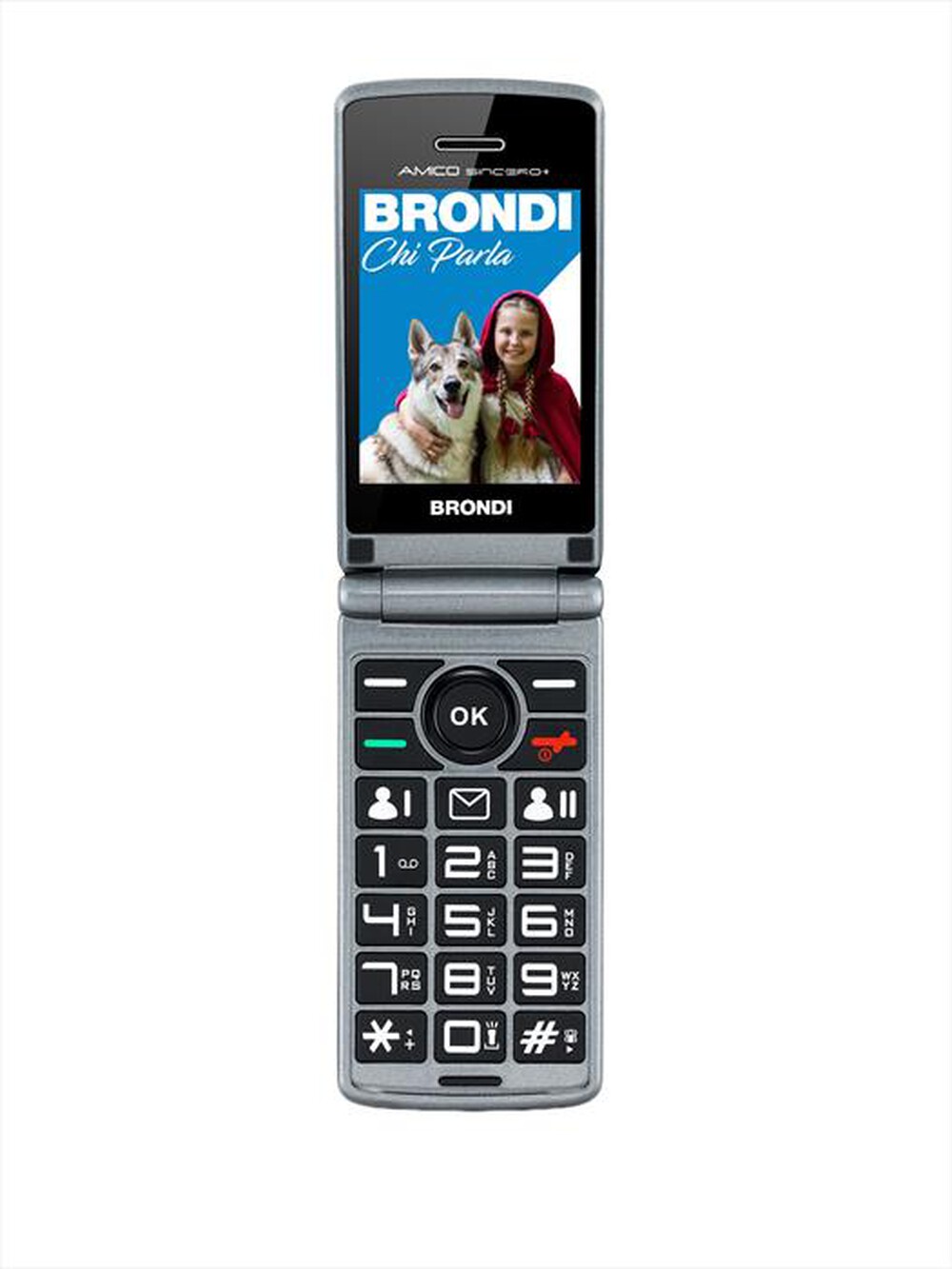 Immagine del prodotto BRONDI - Cellulare AMICO SINCERO+-BLACK