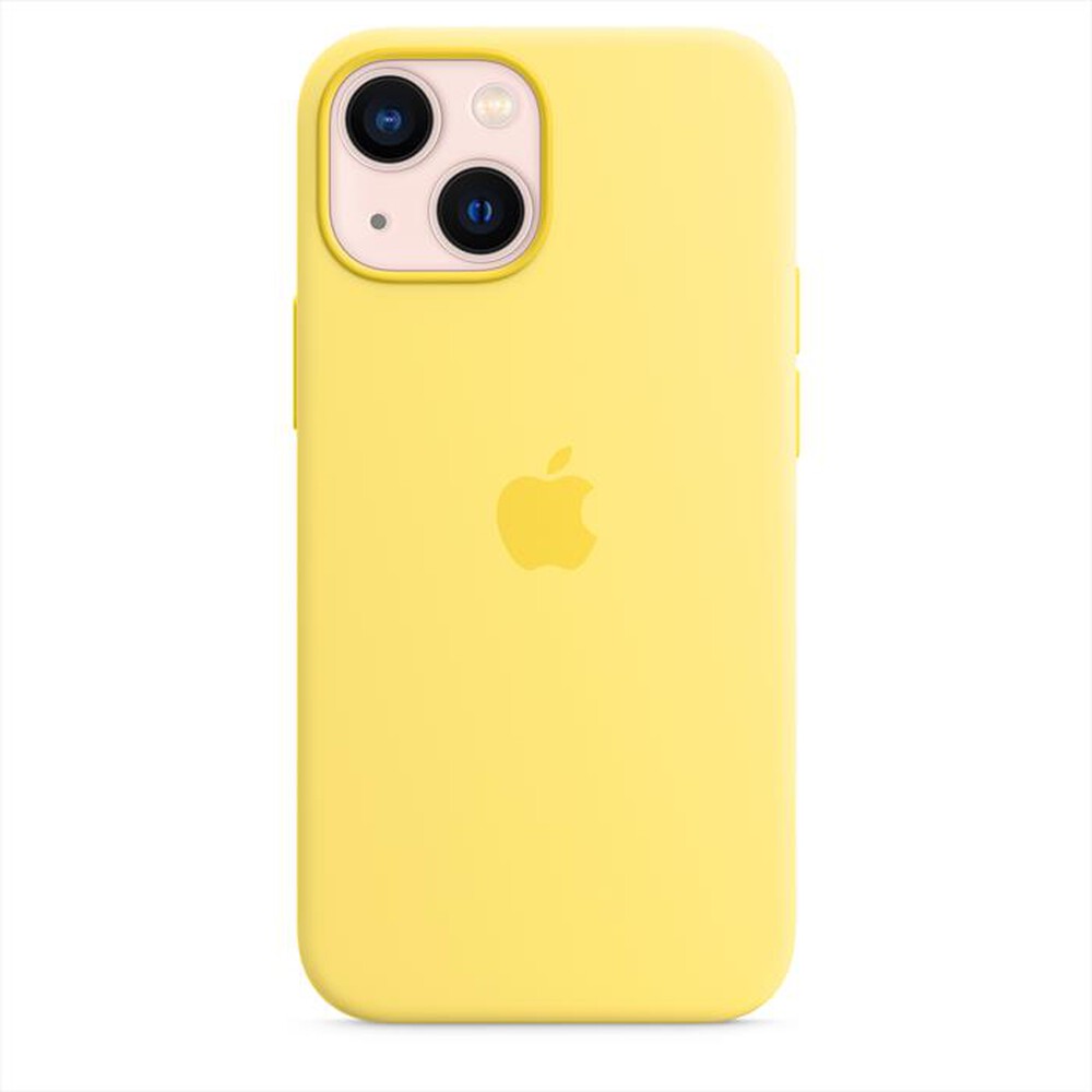 "APPLE - COVER PER IPHONE 13 MINI IN SILICONE CON MAGSAFE-Scorza di Limone"