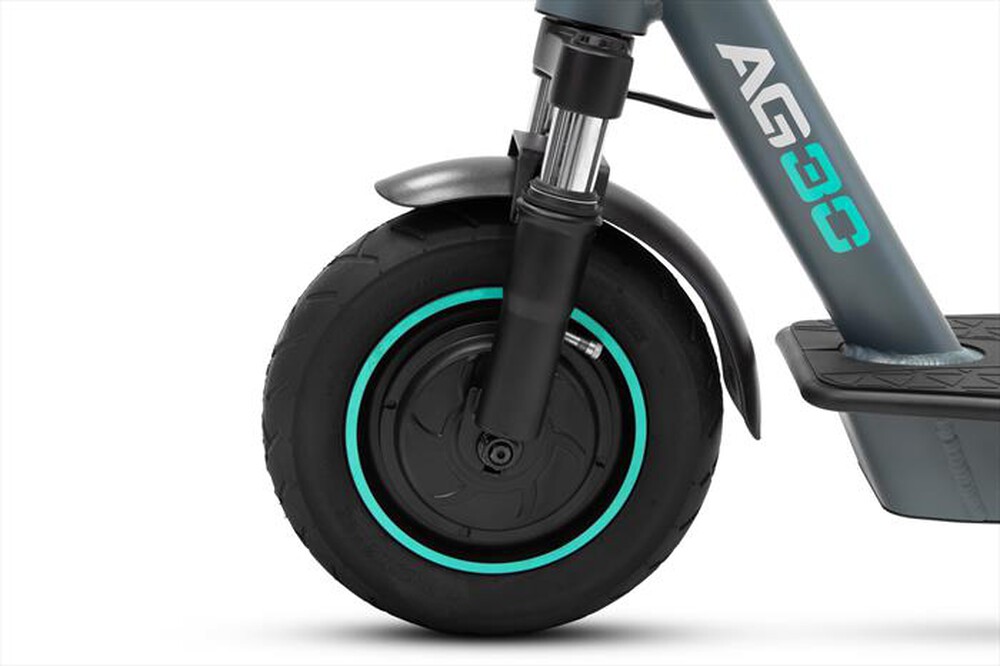 "ARGENTO - Monopattino elettrico AG 30-NERO/AZZURRO"