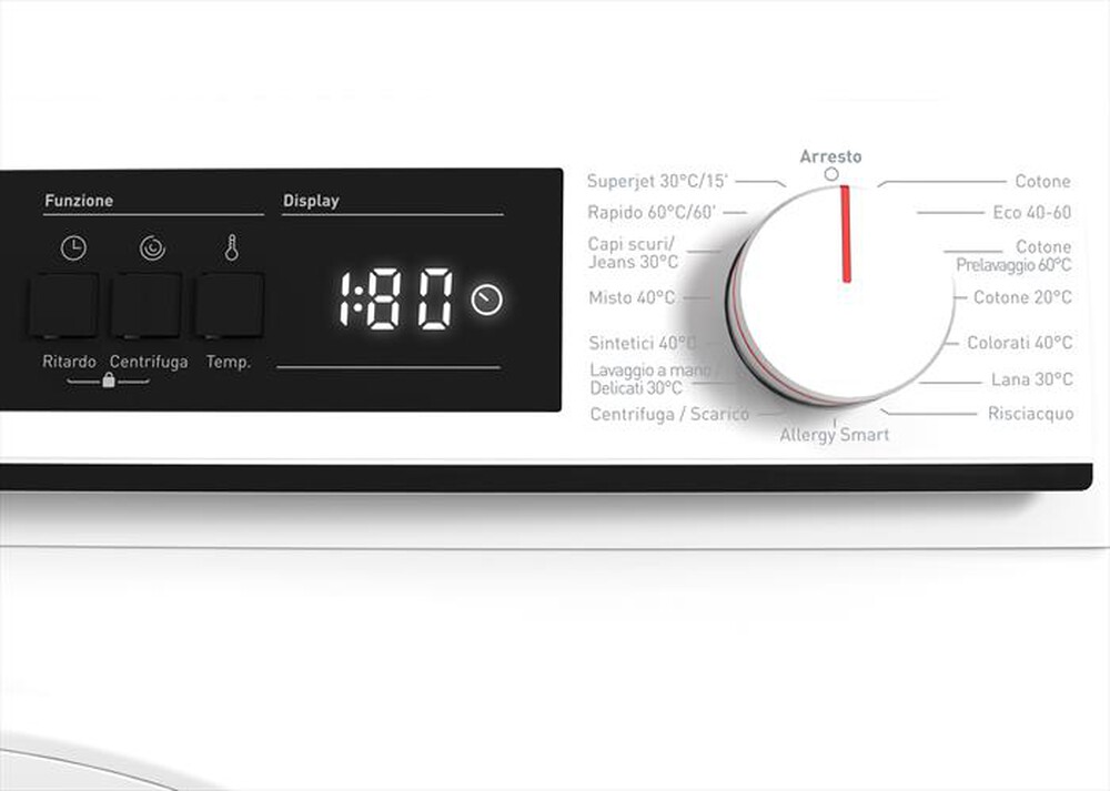 "SHARP - Lavatrice ES-NFA8121WD 8 Kg Classe D-Bianco"