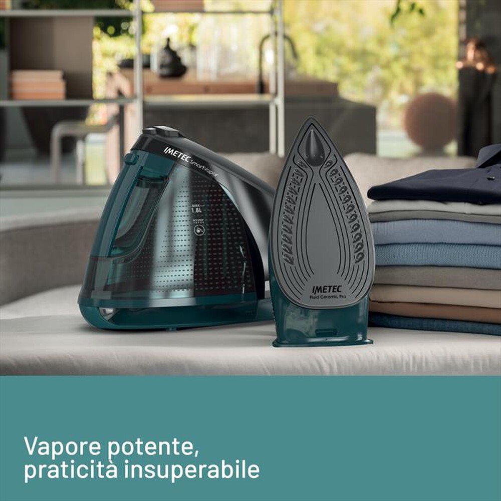 Immagine del prodotto IMETEC - Sistema stirante SMARTVAPOR-Nero/Verde ottanio