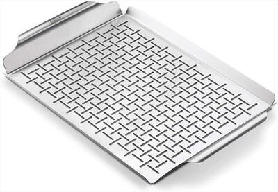 WEBER - PIATTO DI COTTURA IN INOX 40X40X3-inox