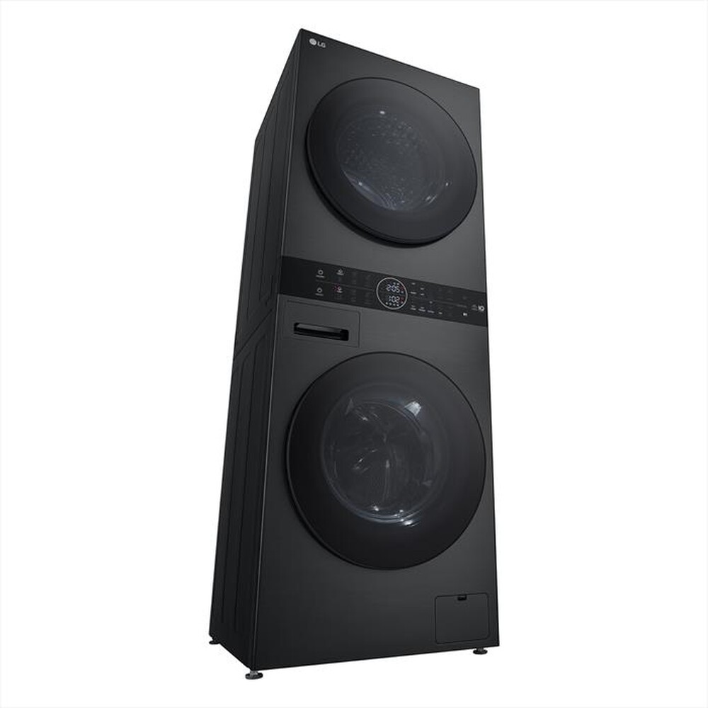"LG - Lavasciuga WASHTOWER WT1210BBF 12/10 Kg Classe A-Platinum Black"