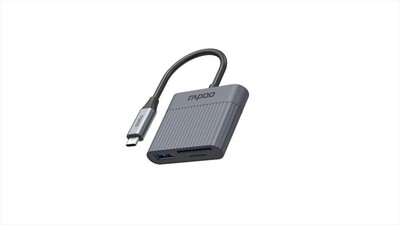 RAPOO - Card Reader UCR-3011-Space Gray