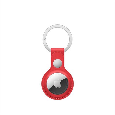 APPLE - Portachiavi AirTag in pelle-(PRODUCT)RED