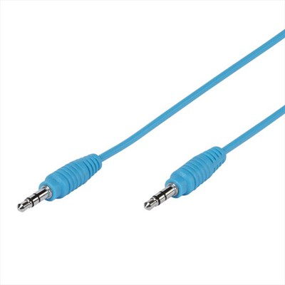 VIVANCO - Cavo Audio ST Jack 3,5 mm - Blu