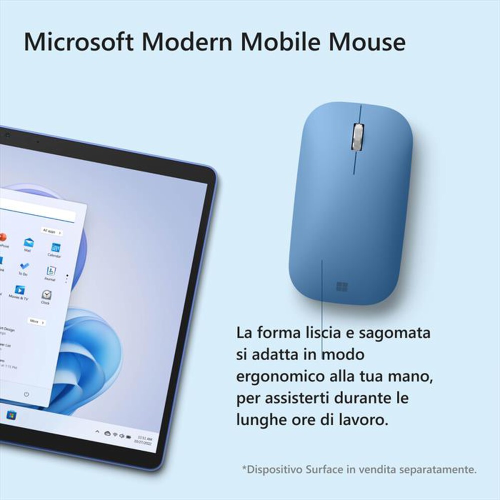 "MICROSOFT - Mouse MODERN MOBILE-Zaffiro"
