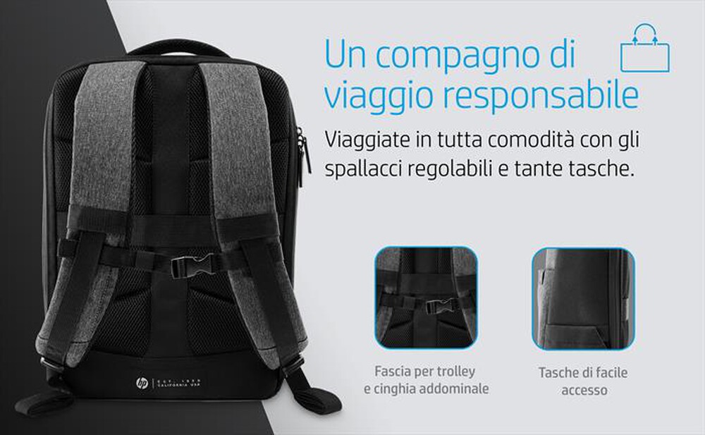 Immagine del prodotto HP - ZAINO HP RENEW TRAVEL 15.6-Gray