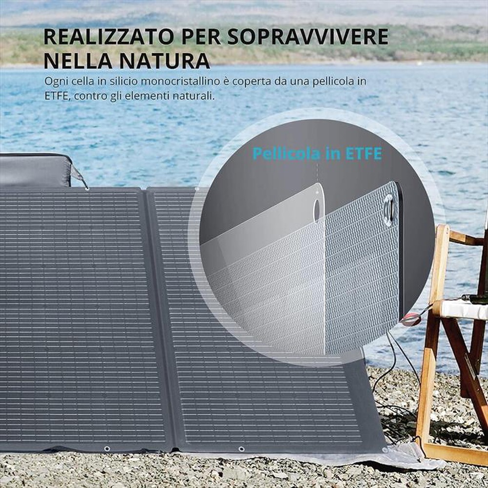 "ECOFLOW - Pannello solare portatile 400W-nero"