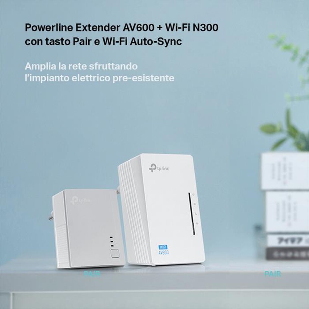 Immagine del prodotto TP-LINK - KIT POWERLINE AV600 TL-WPA4221KIT