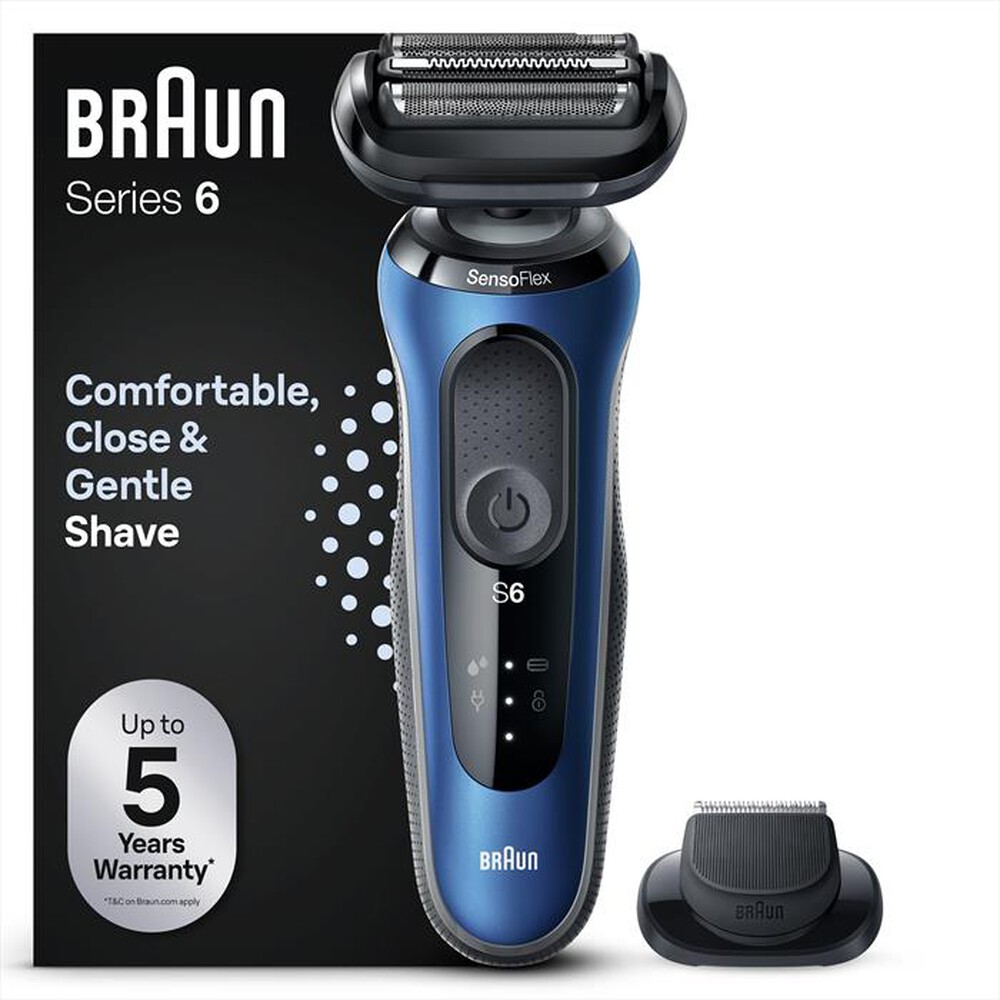 "BRAUN - Rasoio SERIES 6 61-B1200S-BLU"