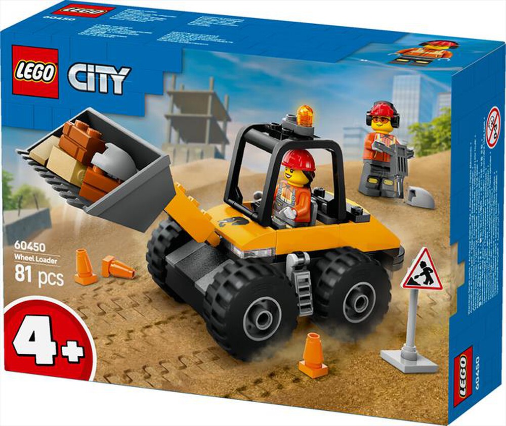 Immagine del prodotto LEGO - CITY GREAT VEHICLES Pala gommata gialla 60450