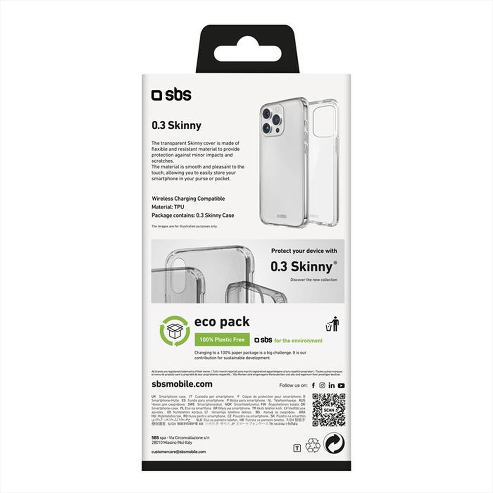 Immagine del prodotto SBS - Cover TESKINIP1667PT iPhone 16 Pro Max